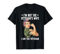 I'm Not The Veterans Wife I'm The-Veteran USA Soldier Women T-Shirt