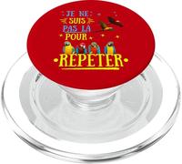 I'm Not There To Repeat Humor Parrot PopSockets PopGrip for MagSafe