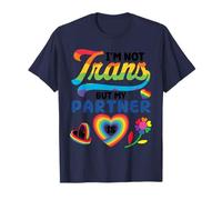 I'm Not Trans But My Partner is Transgender Pride Heart T-Shirt