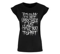 I'm Not Unsociable Ladies Premium Black T-Shirt