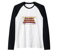 Im Not Wearing Underwear Funny Humor Sarcasm Bold Raglan Baseball Tee
