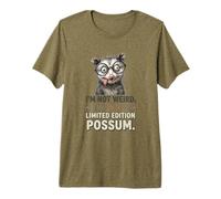 Im Not Weird Im Just A One of A Kind Possum Funny Glasses Premium T-Shirt