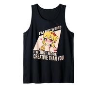 Im not Weird Im just More Creative Anime Tank Top