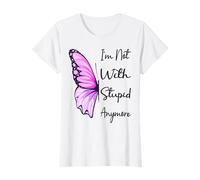I'm Not with Stupid Anymore Funny Breaking Up Joke Divorce T-Shirt