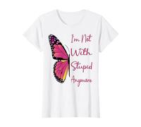 I'm Not with Stupid Anymore Funny Breaking Up Joke Divorce T-Shirt