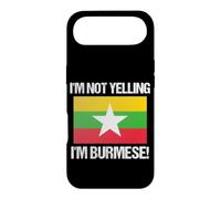 I'm Not Yelling Burmese Country Flag Burma Case for iPhone Air