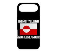 I'm Not Yelling Greenlander Country Flag Greenland Case for iPhone Air