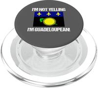 I'm Not Yelling Guadeloupean Country Flag Guadeloupe PopSockets PopGrip for MagSafe