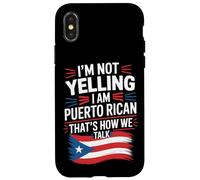 I'm Not Yelling I Am Flag Case for iPhone X/XS