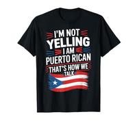 I'm Not Yelling I Am Flag T-Shirt