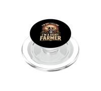 I'm Not Yelling I'm a Dairy Farmer Milk Farm Life PopSockets PopGrip for MagSafe