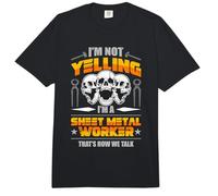 I'm Not Yelling I'm A Fabricate Product Sheet Metal Worker Comfort Colors Adult Heavyweight T-Shirt