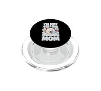 I'm Not Yelling I'm a Samoyed Mom Fluffy Dog Lover PopSockets PopGrip for MagSafe