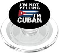 I'm Not Yelling I'm Cuban Strong Cuban Personality PopSockets PopGrip for MagSafe