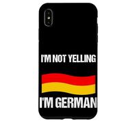 I'm Not Yelling I'm German Country Flag Germany Quote Case for iPhone XS Max
