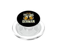 I'm Not Yelling I'm German Pride Beer Mug Funny Oktoberfest PopSockets PopGrip for MagSafe
