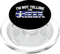 I'm Not Yelling I'm Greek Funny Greek Heritage Gift PopSockets PopGrip for MagSafe