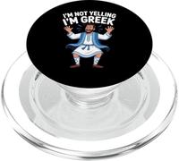 I'm Not Yelling I'm Greek Funny Loud Greek Men Women Kids PopSockets PopGrip for MagSafe