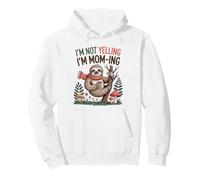 I'm Not Yelling I'm Mom-ing Sloth Coffee Lover Funny Mom Pullover Hoodie