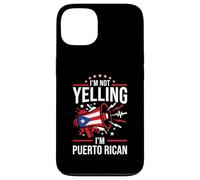 I'm Not Yelling I'm Puerto Rican Funny Loud Flag Graphic Case for iPhone 13