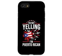 I'm Not Yelling I'm Puerto Rican Funny Loud Flag Graphic Case for iPhone SE (2020) / 7/8