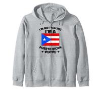 I'm Not Yelling I'm Puerto Rican Mom Puerto Rico Boricua Mom Zip Hoodie
