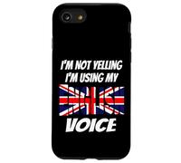 I'm Not Yelling I'm Using My English Voice Union Jack Flag Case for iPhone SE (2020) / 7/8
