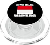 I'm Not Yelling Indonesian Country Flag Indonesia PopSockets PopGrip for MagSafe