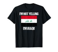 I'm Not Yelling Iraqi Country Flag Iraq Value Graphic T-Shirt