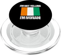 I'm Not Yelling Ivorian Country Flag Ivory Coast PopSockets PopGrip for MagSafe