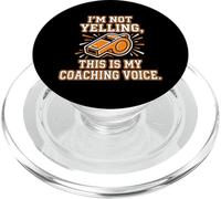 Im Not Yelling My Coaching Voice Sports Mentor PopSockets PopGrip for MagSafe
