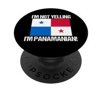 I'm Not Yelling Panamanian Nationality Country Flag Panama PopSockets Adhesive PopGrip