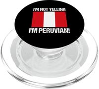 I'm Not Yelling Peruvian Culture Countries Flag Peru PopSockets PopGrip for MagSafe