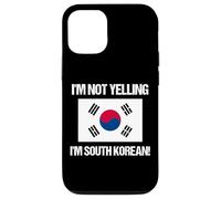 I'm Not Yelling South Korean Country Flag Korea Case for iPhone 12/12 Pro