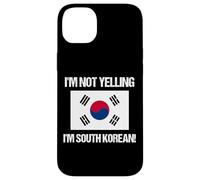 I'm Not Yelling South Korean Country Flag Korea Case for iPhone 14 Plus