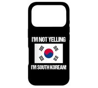 I'm Not Yelling South Korean Country Flag Korea Case for iPhone 17 Pro