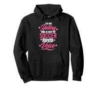 I'm Not Yelling This Is Just My Soccer Mom Voice Soccer Pullover Hoodie