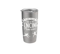 I'm Not Yelling This is My Fencing Voice Epee Fencer Stainless Steel Insulated Tumbler