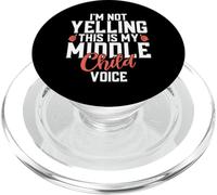 Im not Yelling this is my Middle Child Voice Middle Child PopSockets PopGrip for MagSafe