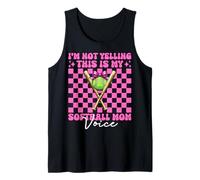 I'm Not Yelling This Is My Softball Mom Voice Mother's Day Tank Top