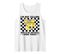 I'm Not Yelling This Is My Softball Mom Voice Mother's Day Tank Top