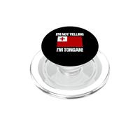I'm Not Yelling Tongan Country Flag Tonga PopSockets PopGrip for MagSafe