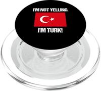 I'm Not Yelling Turk Country Flag Turkey PopSockets PopGrip for MagSafe