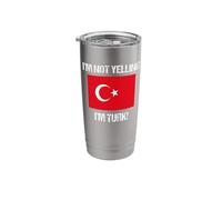I'm Not Yelling Turk Country Flag Turkey Stainless Steel Insulated Tumbler