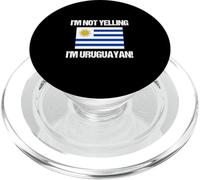 I'm Not Yelling Uruguayan Country Flag Uruguay PopSockets PopGrip for MagSafe
