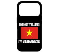 I'm Not Yelling Vietnamese Country Flag Vietnam Case for iPhone 17 Pro
