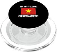 I'm Not Yelling Vietnamese Country Flag Vietnam PopSockets PopGrip for MagSafe
