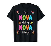 I'm Nova Doing Nova Things Cute Design For Kids Name T-Shirt