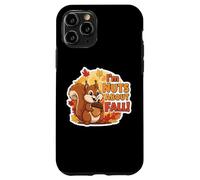 I'm Nuts About Fall Lover Cute Squirrel Autumn Kids Leaves Case for iPhone 11 Pro