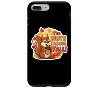 I'm Nuts About Fall Lover Cute Squirrel Autumn Kids Leaves Case for iPhone 7 Plus/8 Plus